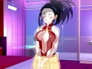 Desnudando A La Hermosa Momo Yaoyorozu De My Hero Academy - Isekai Brothel