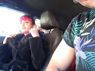 Tattooed Emo Whore Candy Doll Gives A Dt In The Car And Gets Fucked In Public