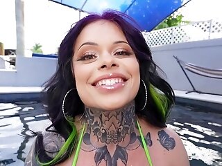 Tattooed Xwife Karen Loves While Being Fucked By Her Bf